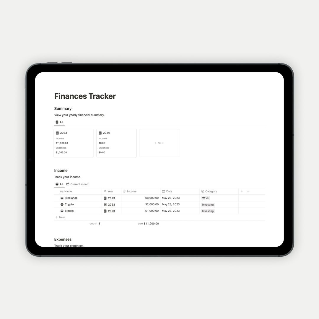 Free notion templates